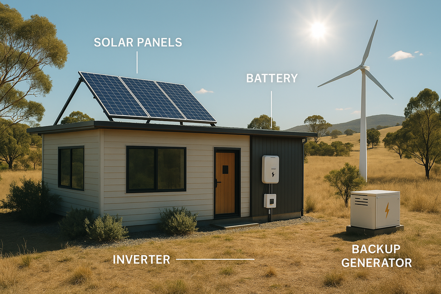 Key Elements of a Custom Off-Grid Power System Explained
