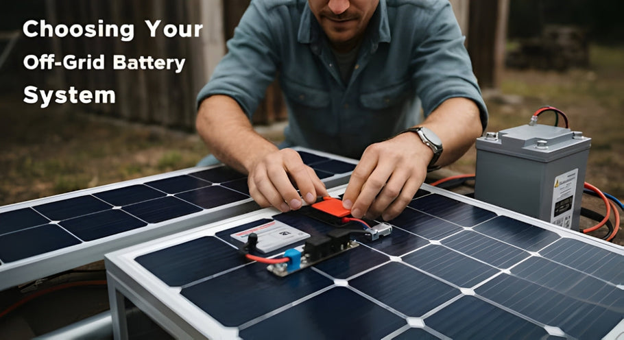 Off-Grid Batteries 101: How to Choose the Right Storage System for Your Solar Setup