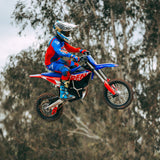 RFN Warrior SX-E8 cornering on dirt