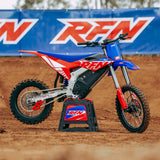 RFN Warrior SX-E15 electric motocross bike jumping