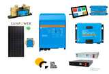 Off Grid Solar System 5KVA 48V  - 5.67KW of Solar & 8kWh of LiFePO4 Battery Storage